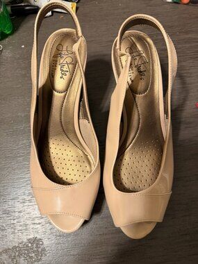 Life Stride Soft System Women's Slingback Heel Shoes Open Toe